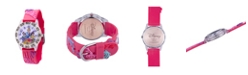 ewatchfactory Disney Princess Snow White, Belle Girls' Clear Plastic Watch 32mm